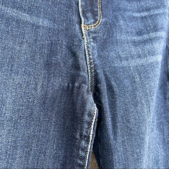 Paige Hoxton Crop High Waist Raw Shark Bite Hem Skinny Jeans - Picture 3 of 7